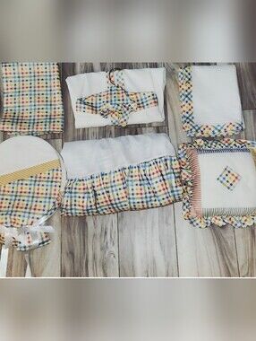 Summersalt Multicolor Plaid Home Accent Set Offers Accepted